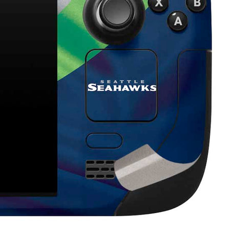 NFL Seattle Seahawks Steam Deck Handheld Gaming Computer Skin